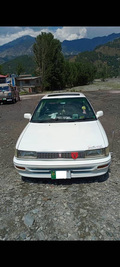 Toyota Corolla 1990 model 1995 import genuine sunroof 16 vale engine.