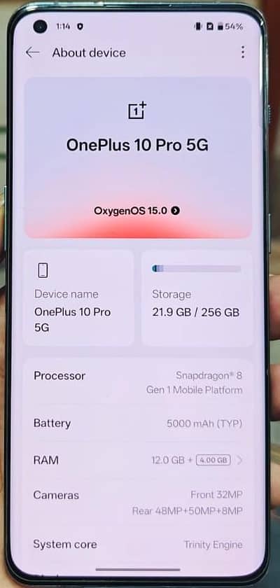 One Plus 10 Pro