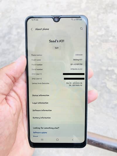 Samsung Mobile A31