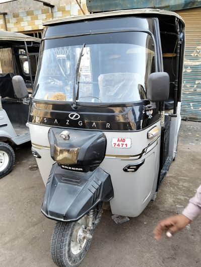Sazgar Rickshaw 2025 Model for Sale سازگار رکشہ 2025 ماڈل فروخت کے لیے