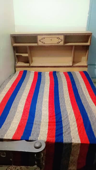used bed with mattress is available for Urgent sale