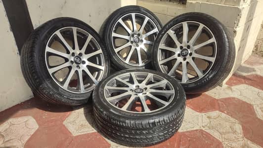 TRD RIMS orignal and tyres 17 inch
