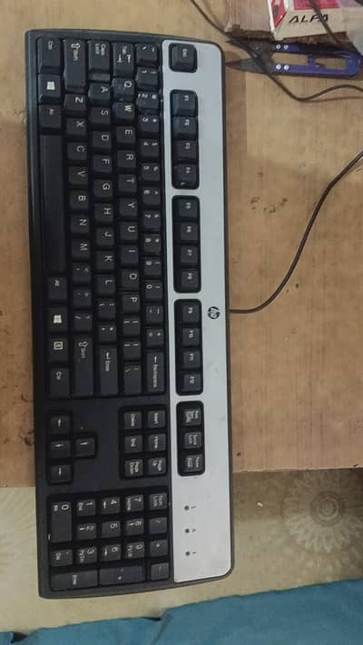 Genuine HP Wired USB Keyboard (100% Working Condition)