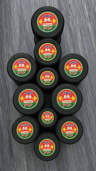 RUBBER DUMBELLS