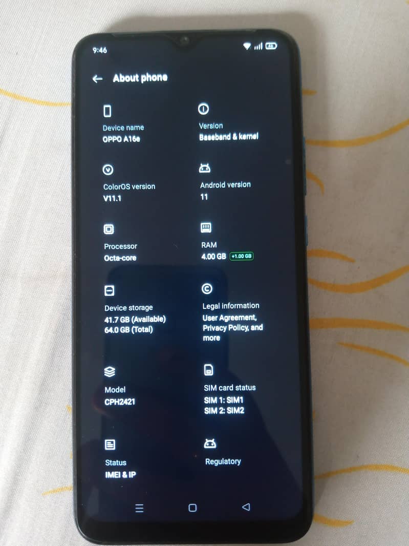 OPPO A16e 3