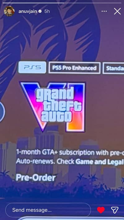 Gta 6 ps5 digital pre order