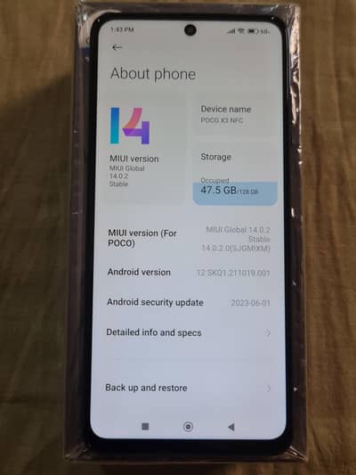 Xiaomi POCO X3 NFC 6/128 with box
