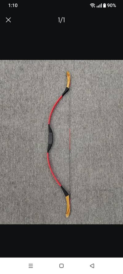 Archery Traditional Bow, 40lbs, 54 inch