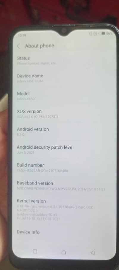 Infinix Hot 8 Lite