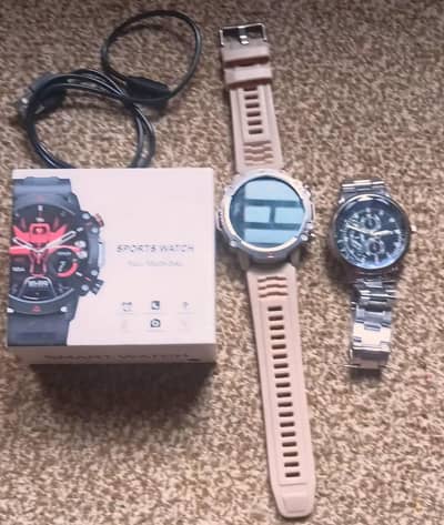 TF10 pro max smart watch and analog postif watch