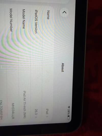 Ipad Air M4