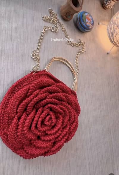 Crochet handmade bag