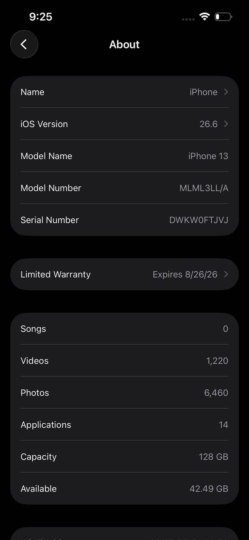 Apple iPhone 13 JV 128GB 9