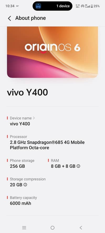 Vivo Y400