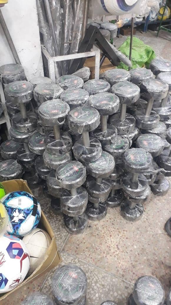 RUBBER DUMBELLS 1