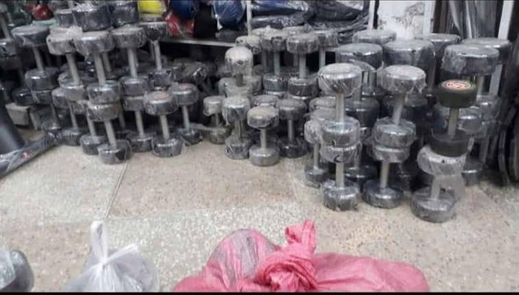 RUBBER DUMBELLS 2