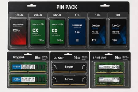 New and Used RAM'S & SSD's for Desktop & Laptops. READ AD FIRST