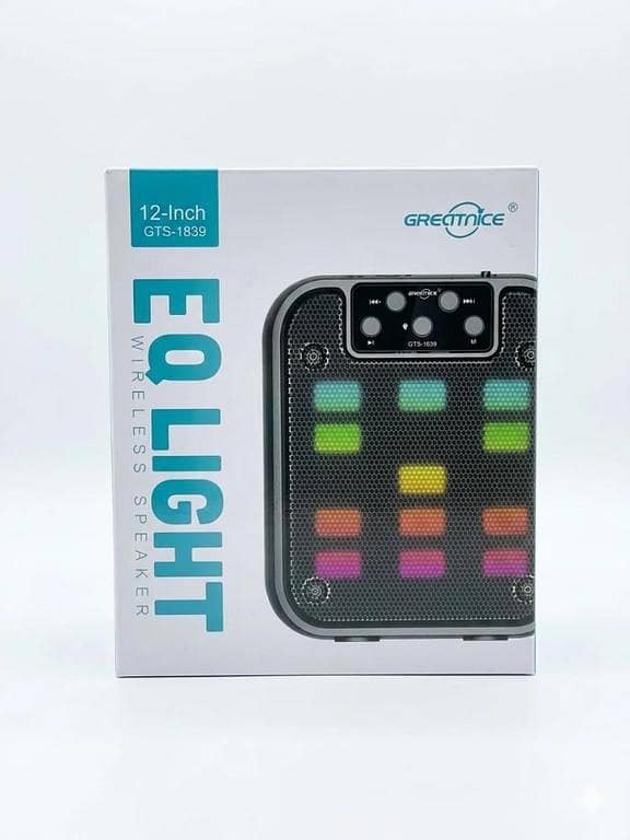 GTS-1839 Wireless Speaker – Best Professional Portable Outdoor RGB Sound | Keyphantom