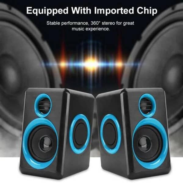 FT 165 Prime USB Speaker — Wired Multimedia Bass Subwoofer Speaker for Computer & Laptop | Keyphantom