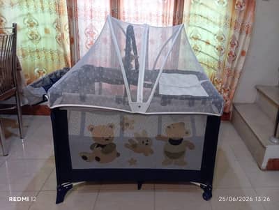 Preloved Baby Playard / Baby Cot – Excellent Condition