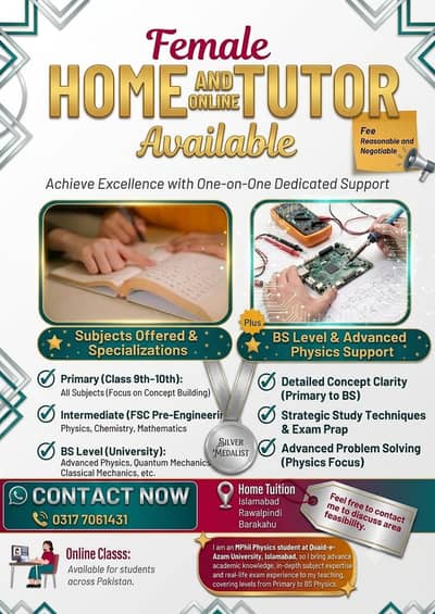 Expert physics and math tutor For A/O levels,fsc and matric
