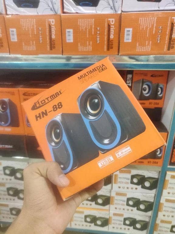 Hotmai HN 88 Speakers – Best 2.0 Multimedia USB Sound for PC, Laptop, and Phone