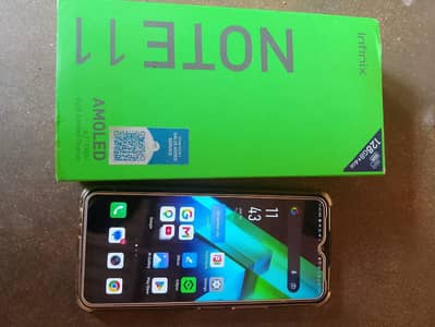 Infinix note 11 6+128 With box