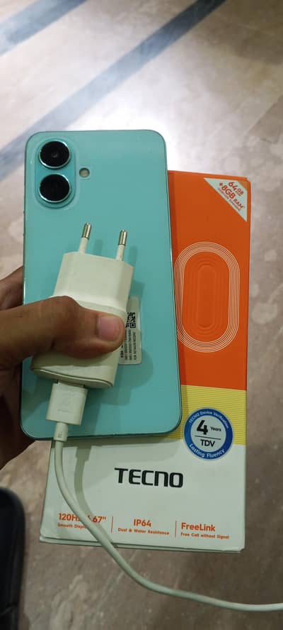 Tecno Spark Go 2. with box and charger