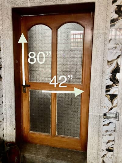 Wood door pure heavy