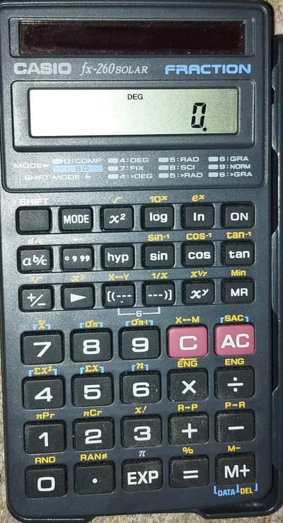 2 Casio Scientific Calculators – fx-260SOLAR & fx-82MS