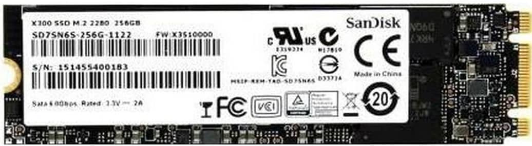 Sandisk 256GB SSD M. 2 (Double Cut)