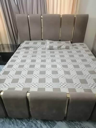 newly furnished double bed