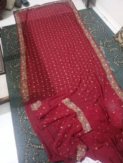 With stitched blouse belt . . . .