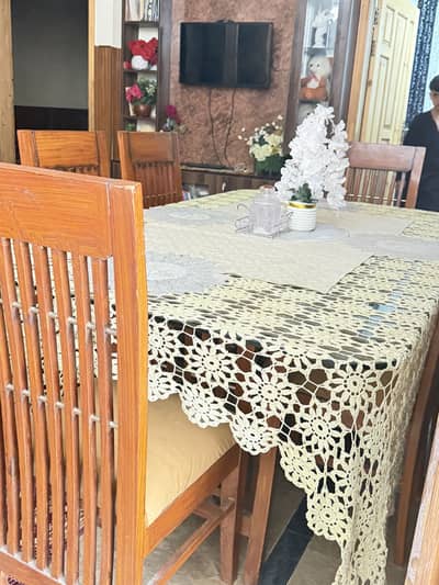 6 chair dining table