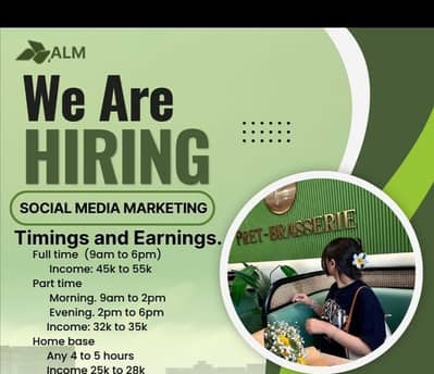 we are hiring staff male and female.