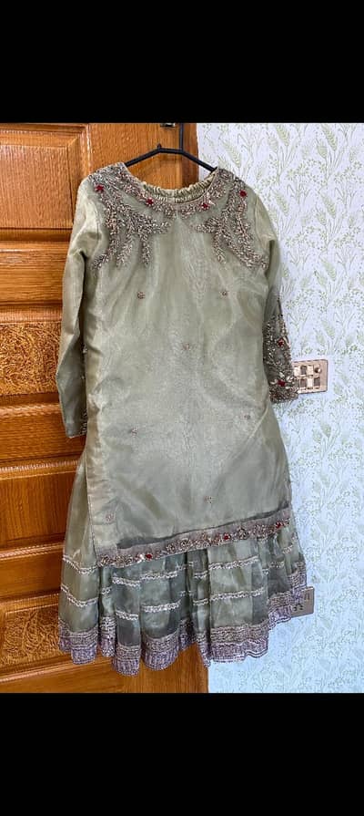 Pistachio Green Dress, Perfect for Weddings/ Nikkah Event