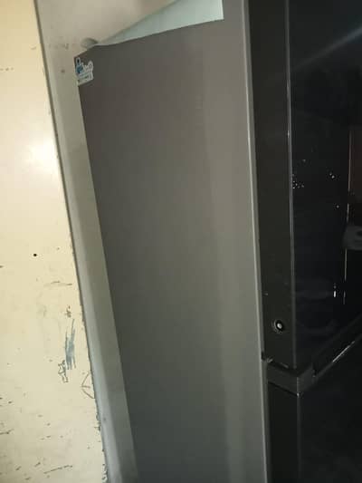 Haier e. star refrigerator for sale Black grey color full size