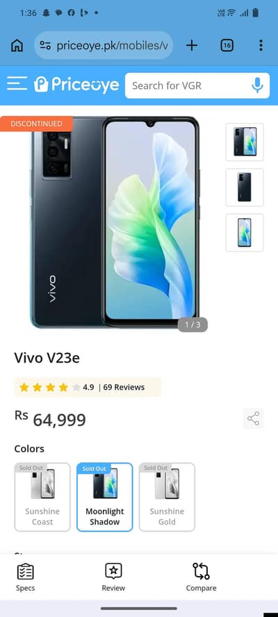 Vivo V23e