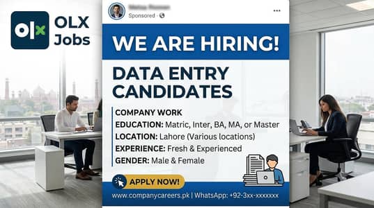 job for male and female office or remote work