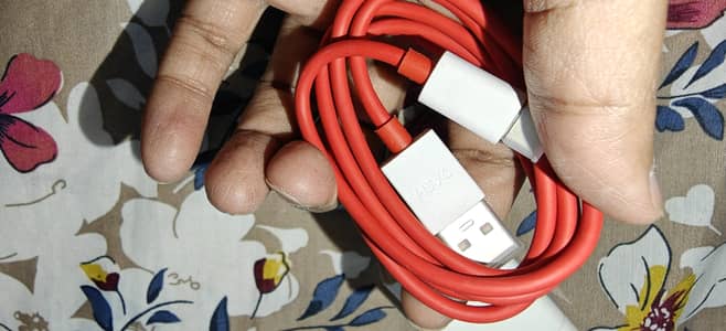 100% Original OnePlus Red Cable (Dash Charge) – Urgent Sale!