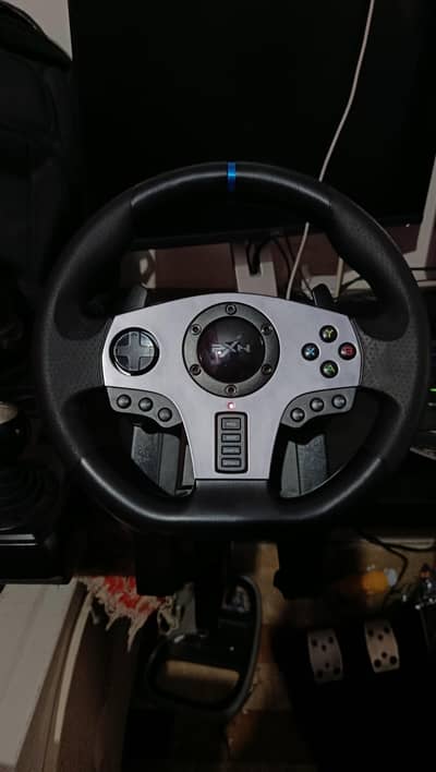 PXN V9 STEERING WHEEL (COMPLETE BOX AND ACCESSORIES)