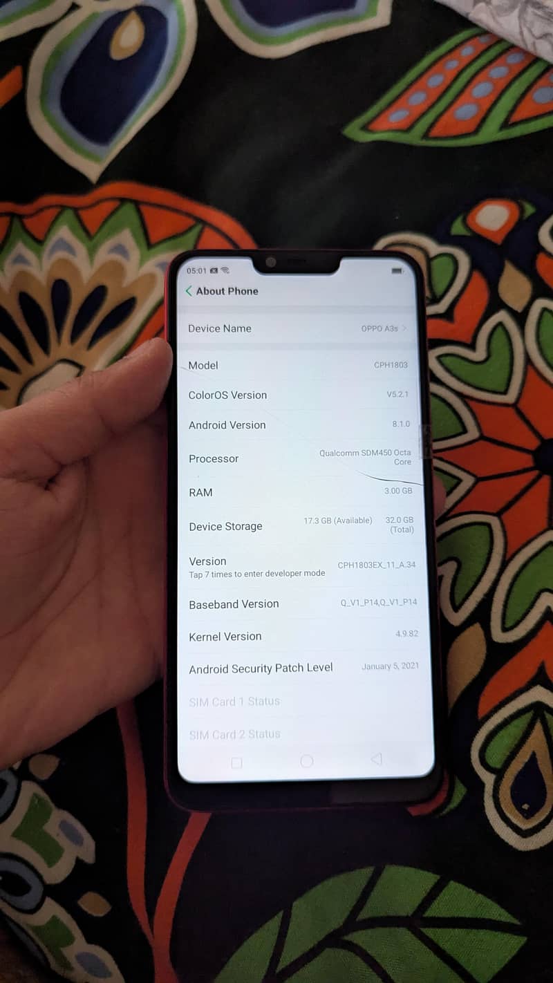 OPPO A3s 7