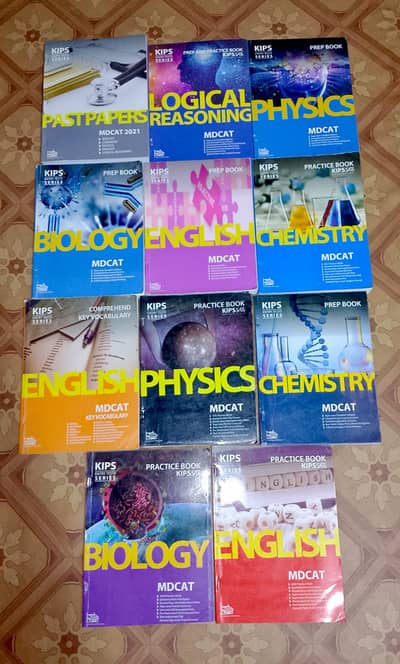 KIPS MDCAT Books, complete Set