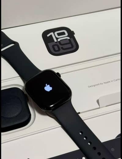 apple watch series 10 46mm jet black full box apple official warranty