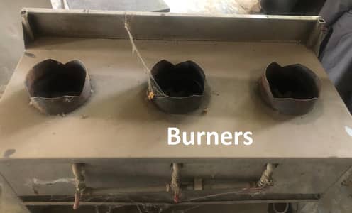 3 Burner Stove and Working Counter