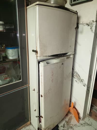 waves old fridge