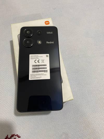Xiaomi Redmi note13 complete box 8+4/256gb memory