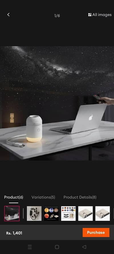 LED star projector moon earth home decor switchable pattern projection