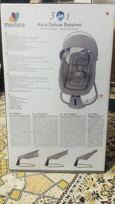 Mastela Aura Deluxe Bassinet 3 in 1