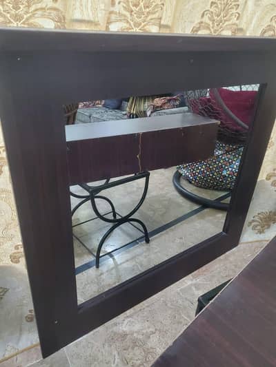Console Mirror Center Table + Jhoola